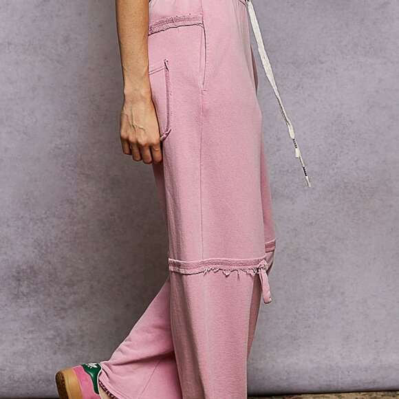 POL Pink Wide-Leg Pants - Picture 2 of 7